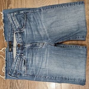 ❤️ 3×1 NYC CROP BABY BOOT BOOTCUT JEANS, SPLIT RAW HEM, 6 (28)